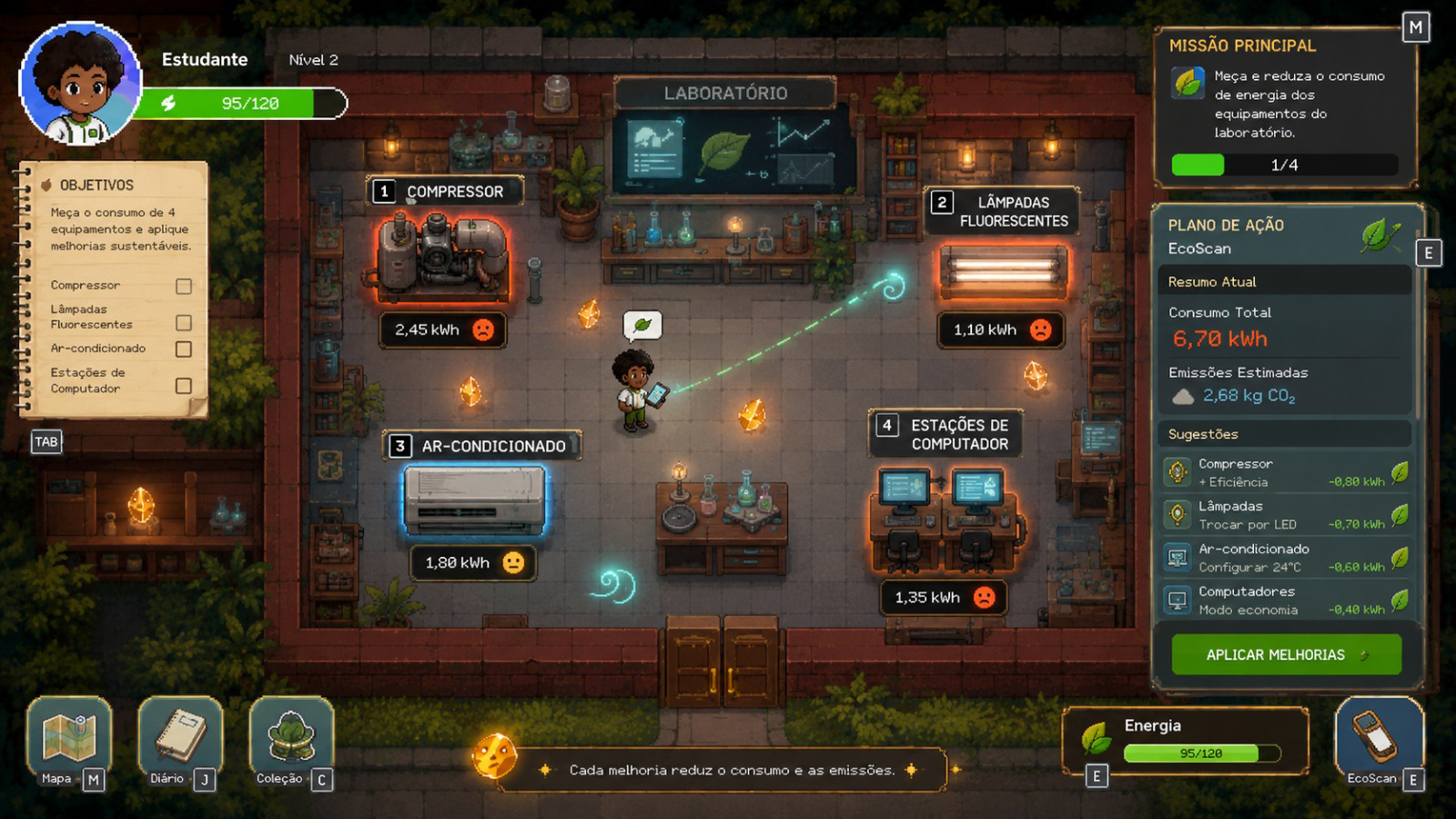 Tela do jogo Termômetro Zero 3